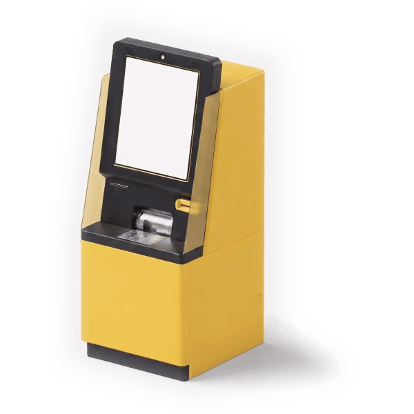 Deposit cash takings, no queues