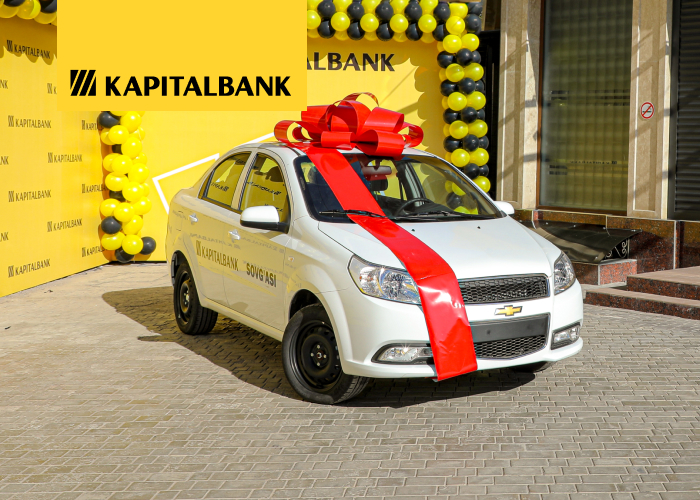Капиталбанк вручил первый из четырех Chevrolet Nexia 3 победителю розыгрыша
