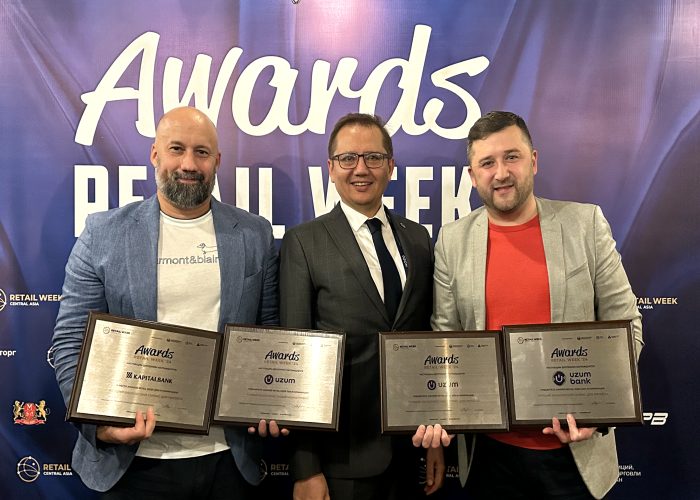 Капиталбанк и Uzum получили пять наград на премии Retail Week Awards 2024
