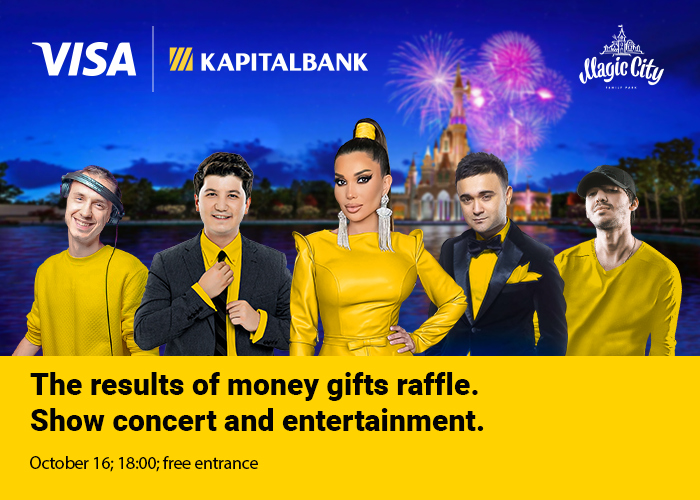 Prize Draw and Show Program from Visa Kapitalbank in Magic City!