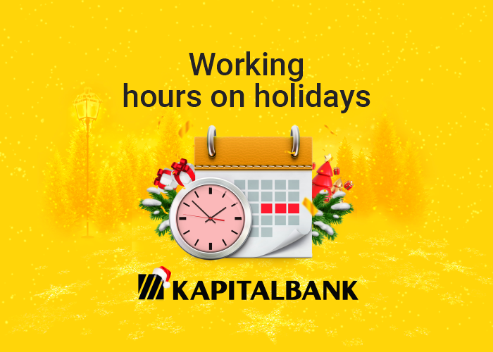 Dear clients and visitors of Kapitalbank!