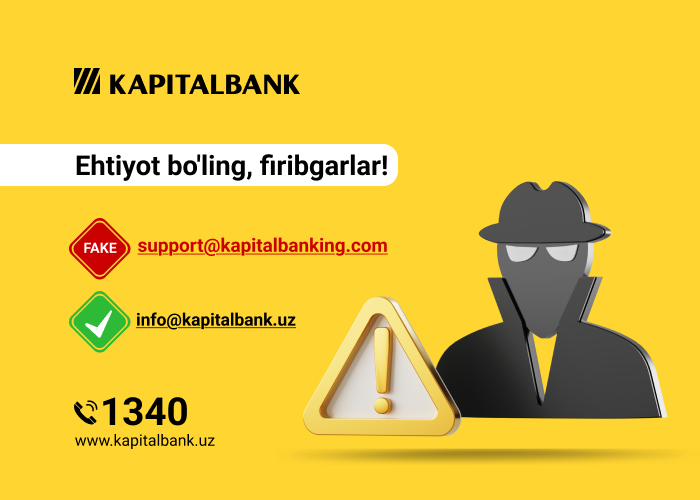 Ehtiyot bo'ling, firibgarlar!