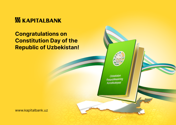 Congratulations on the holiday — Constitution Day
