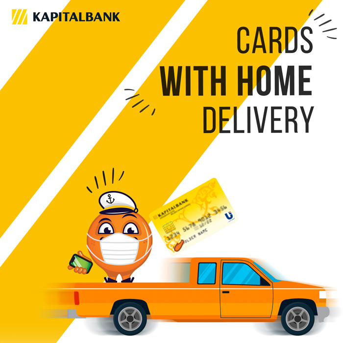 Order Kapitalbank cards online, with home delivery.