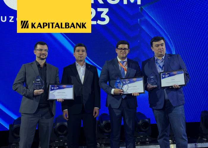 «Kapitalbank» became the most technologically advanced and Agile bank according to UZCARD version