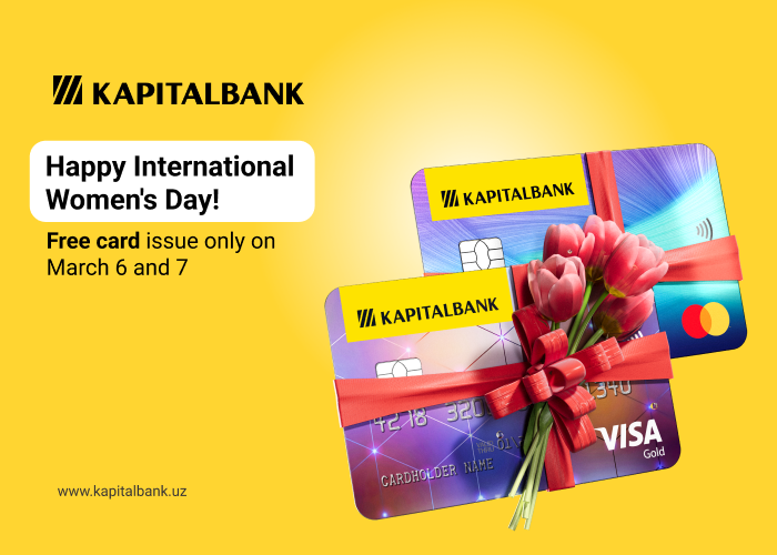 Get a Kapitalbank card - FREE!