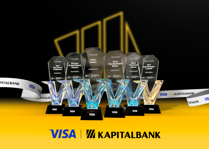 Kapitalbank O‘zbekistondagi Visa kartalarini chiqaruvchi eng yaxshi bank sifatida Visa tomonidan tan olindi
