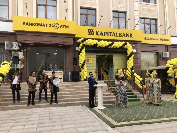 АКБ «Капиталбанк» открыл центр банковских услуг в Карши