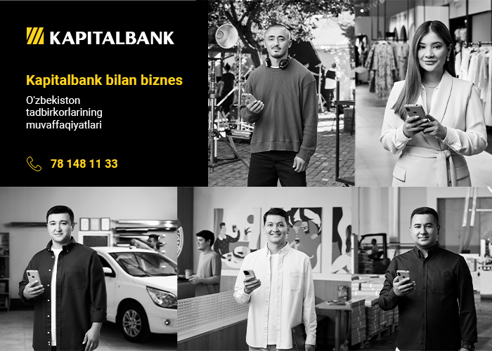 Kapitalbank bilan biznes: O'zbekiston tadbirkorlarining muvaffaqiyatlari tarixi