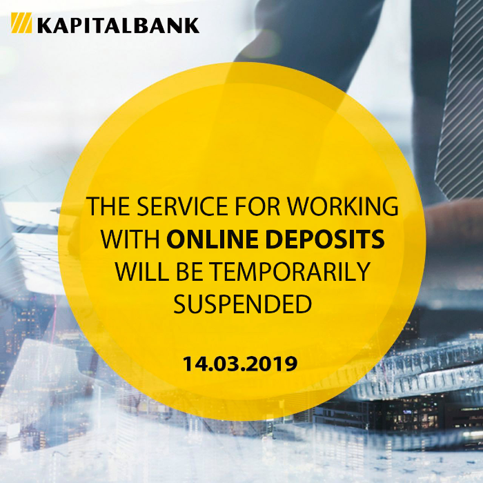 Dear customers of our Bank and users of Kapital24 application!