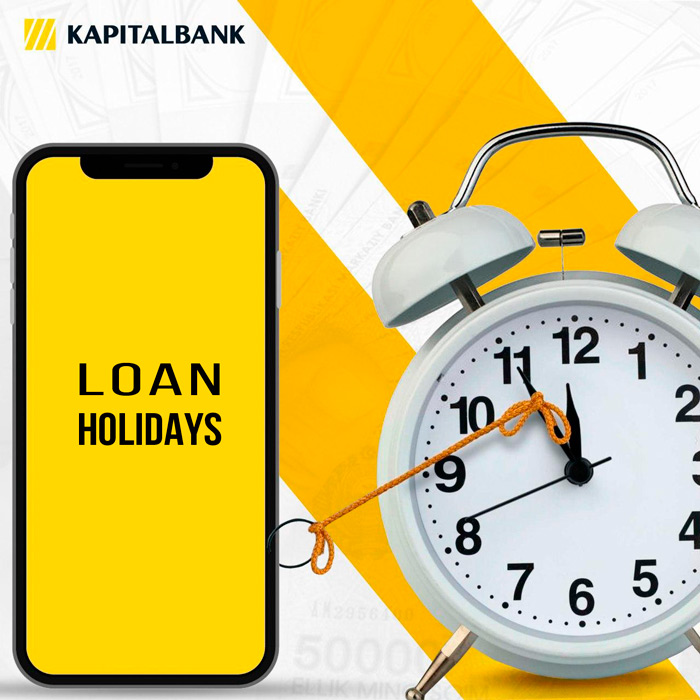 "Kapitalbank" JSCB announces loan repayment holidays