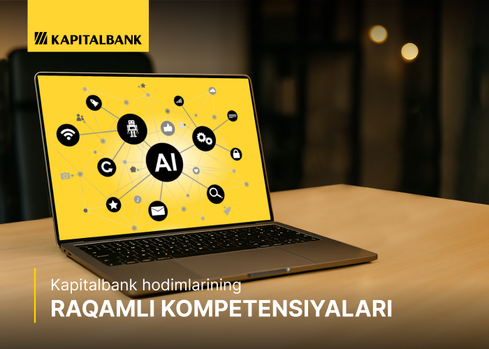 Kapitalbank xodimlarining raqamli ko‘nikmalarini rivojlantirmoqda