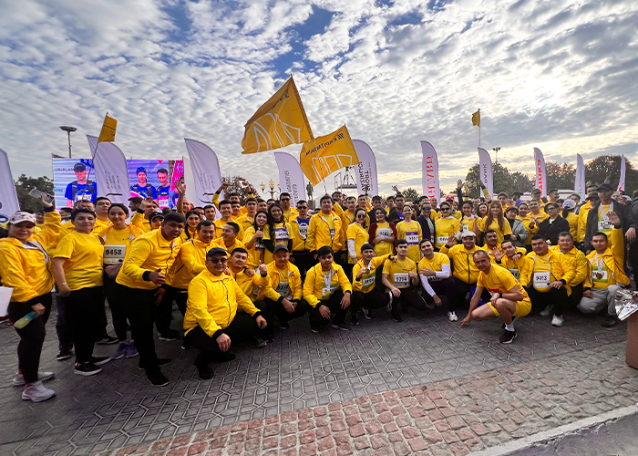 Kapitalbank xodimlari Samarqand marafonida ishtirok etishdi