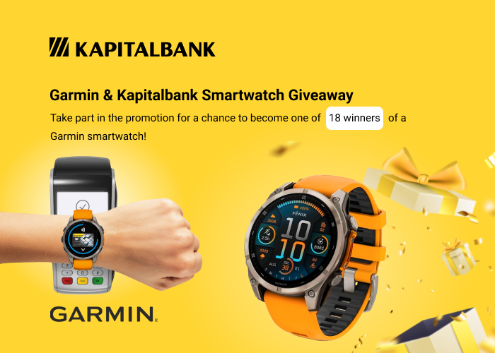 Kapitalbank launches Garmin watch drawing