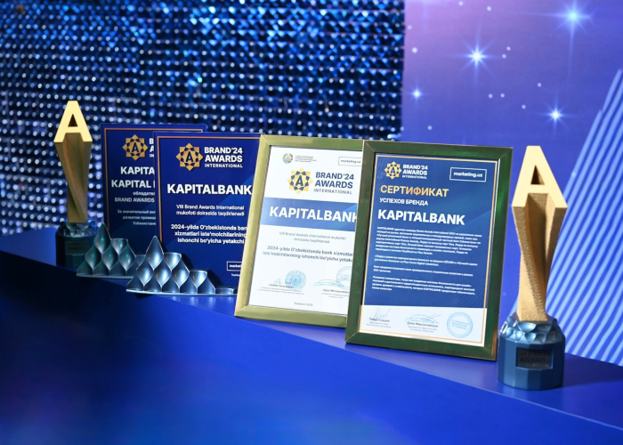 Kapitalbank Awarded Brand Awards International 2024
