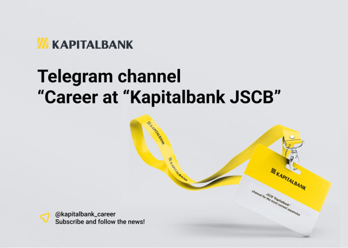 Kapitalbank has launched a telegram channel for young professionals